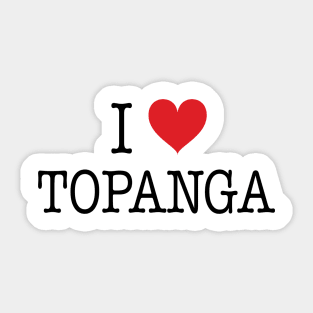 I Love Topanga Shirt - Boy Meets World Sticker